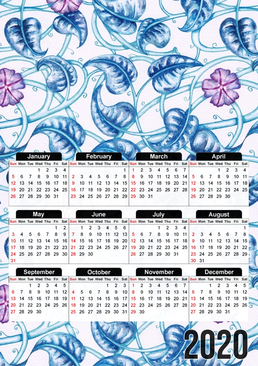 Calendrier Ipomea - Morning Glory