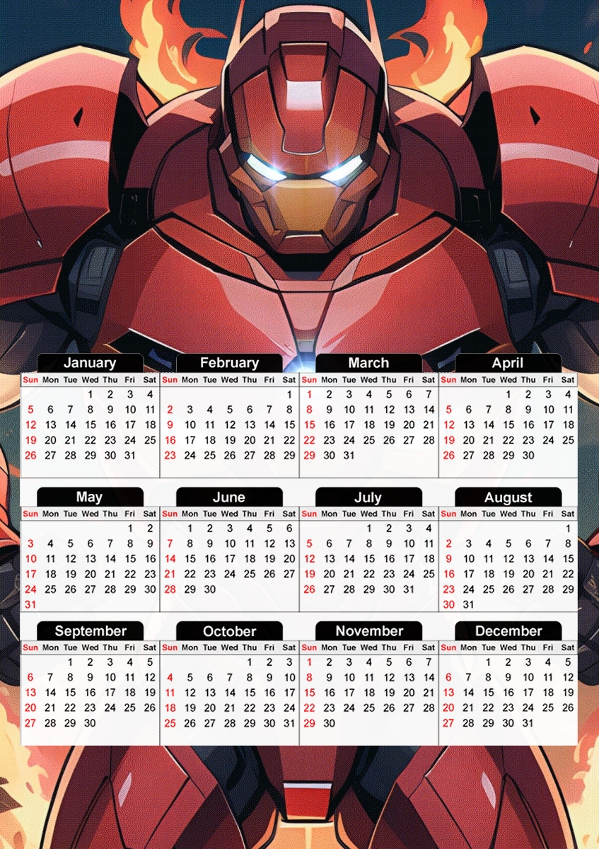 Calendrier Iron Legacy