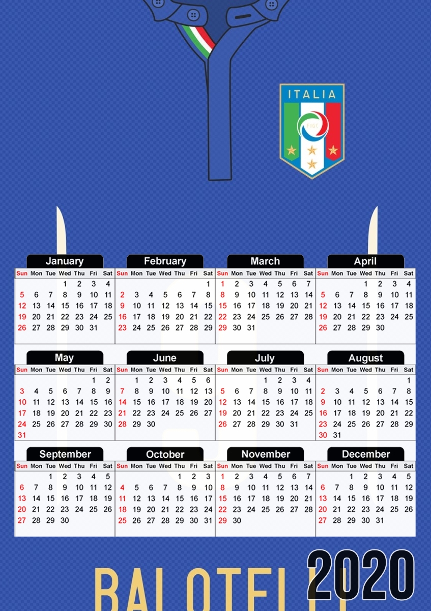 Calendrier Italy
