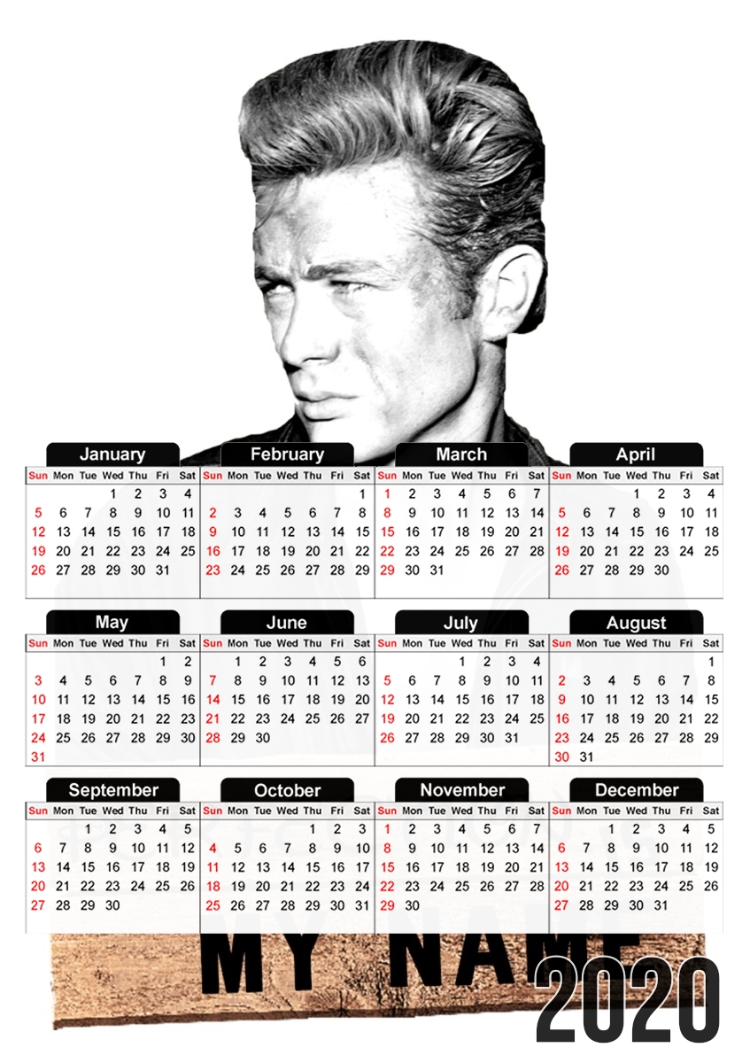 Calendrier James Dean Perfection is my name