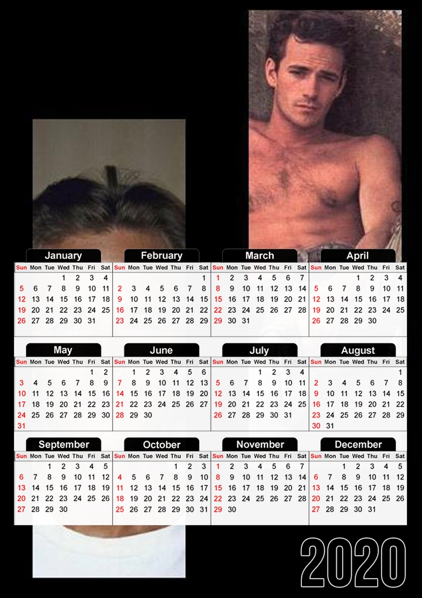 Calendrier Luke Perry Hommage