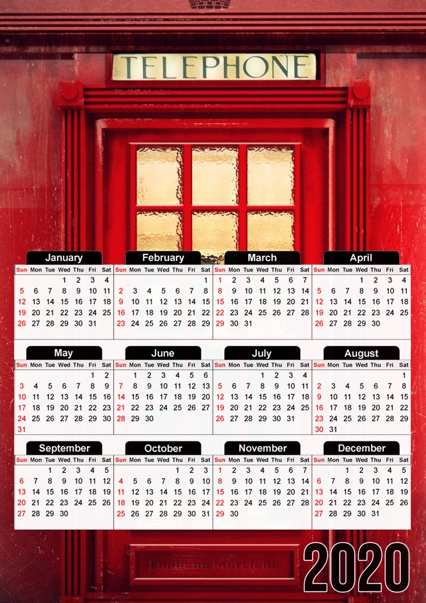 Calendrier Magical Telephone Booth