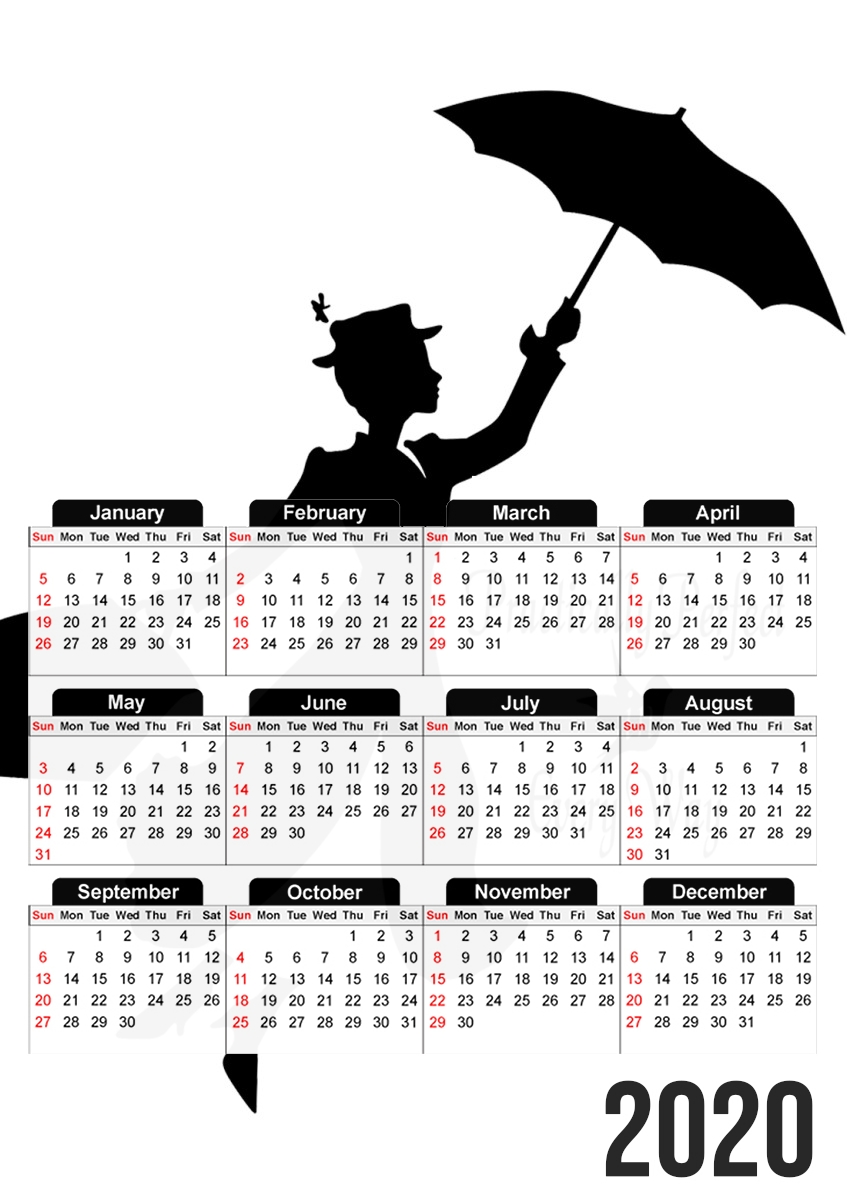 Calendrier Mary Poppins Perfect in every way