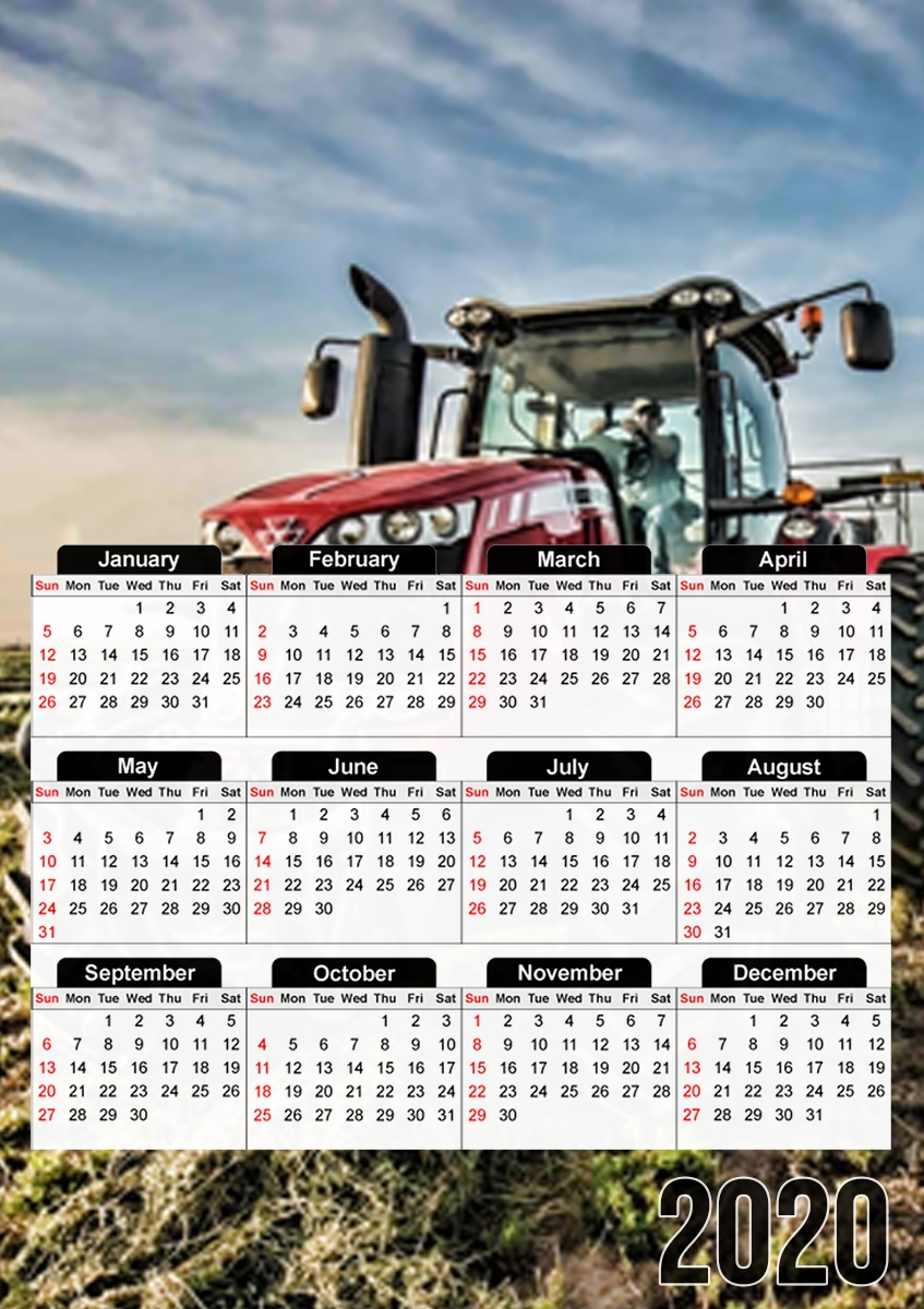 Calendrier Massey Fergusson Tractor