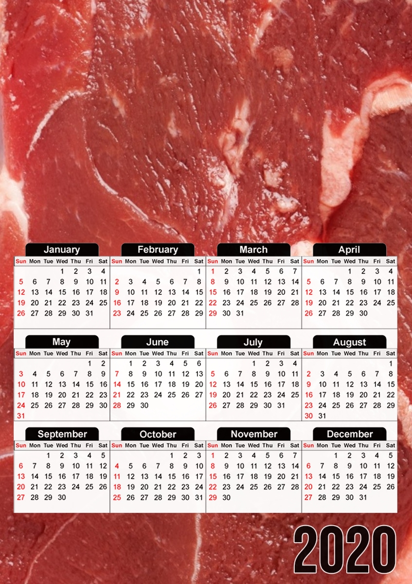 Calendrier Meat Lover