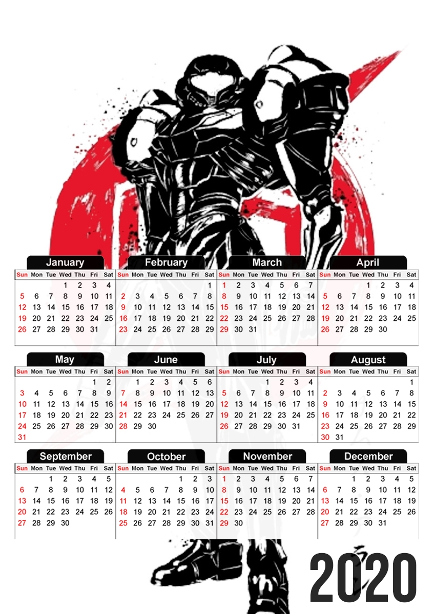 Calendrier Metroid Galactic