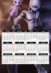 calendrier-photo Mew And Mewtwo Fanart