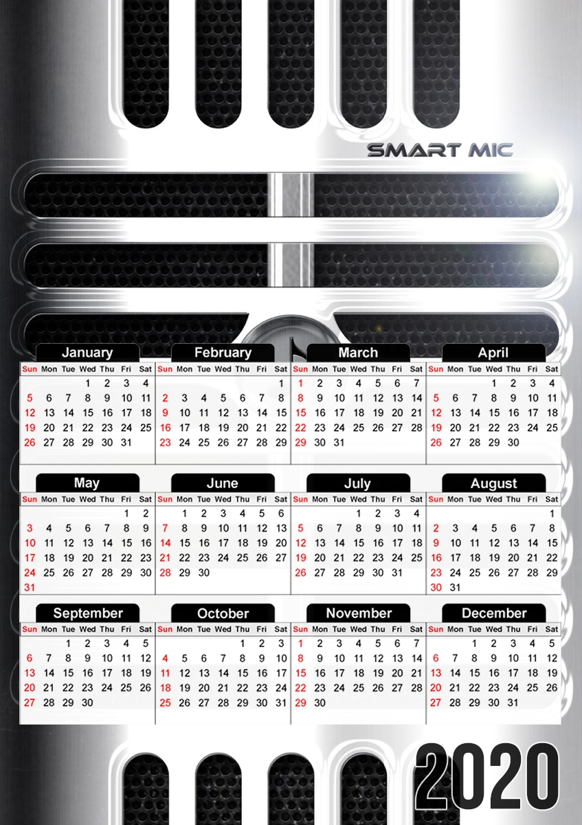 Calendrier Microphone