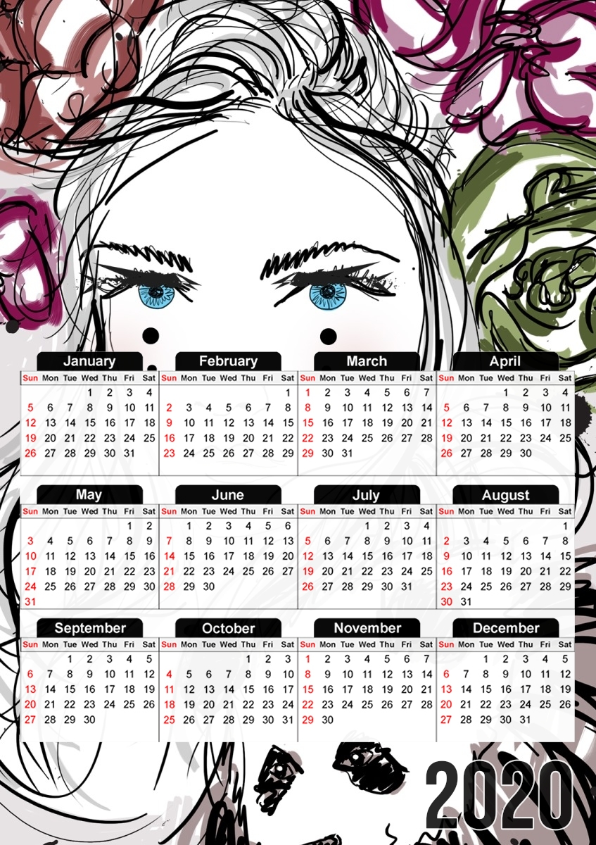 Calendrier Miss Mime