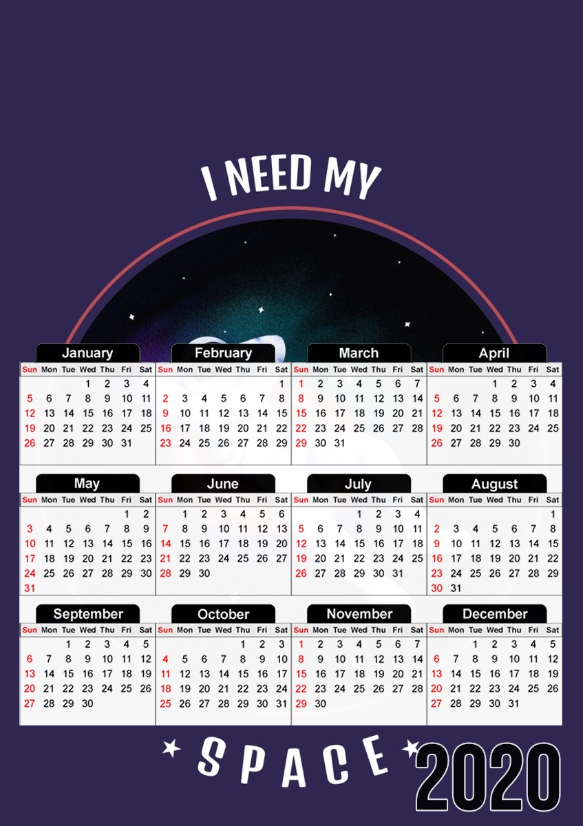 Calendrier Need my space