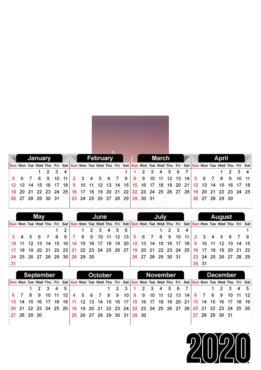 Calendrier photo 30x43cm format A3 New York always...