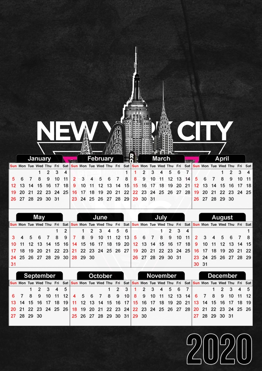 Calendrier NYC V [pink]