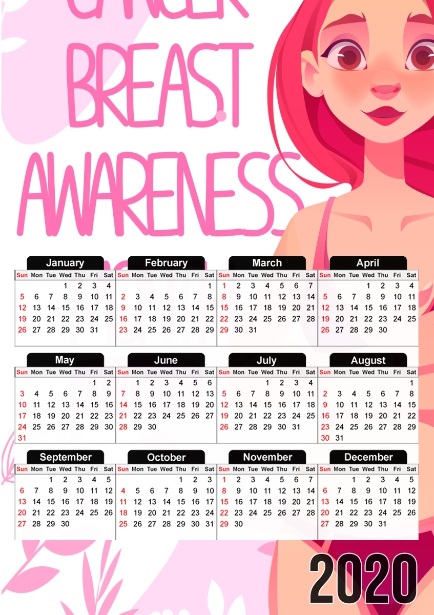 Calendrier October breast cancer awareness month