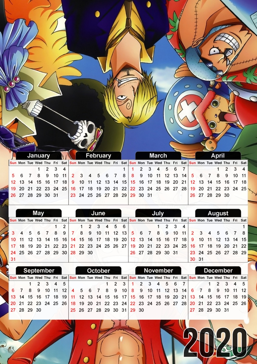 Calendrier photo 30x43cm format A3 One Piece Equipage