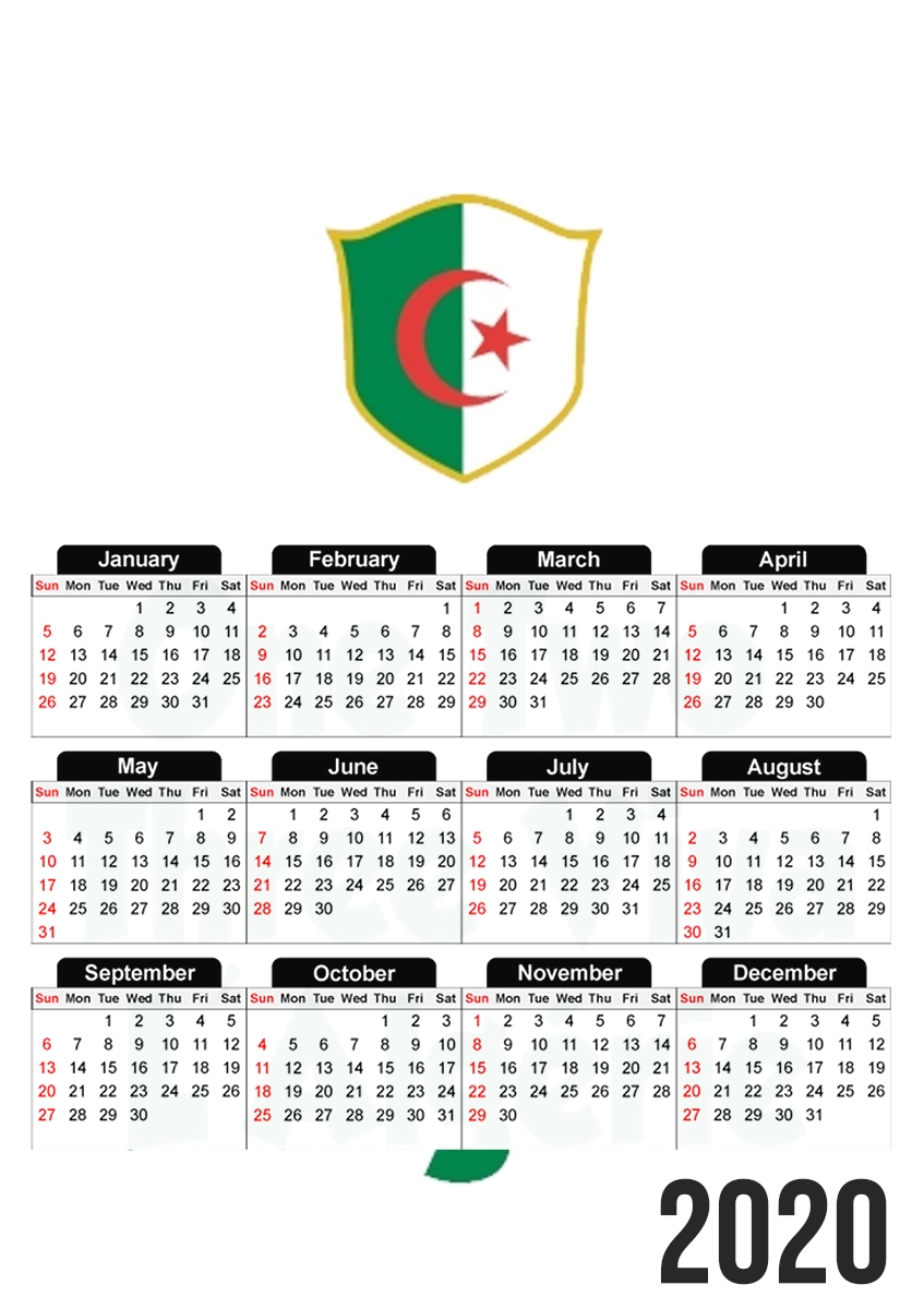 Calendrier One Two Three Viva Algerie