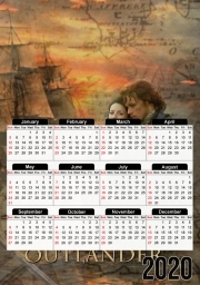 calendrier-photo Outlander Collage