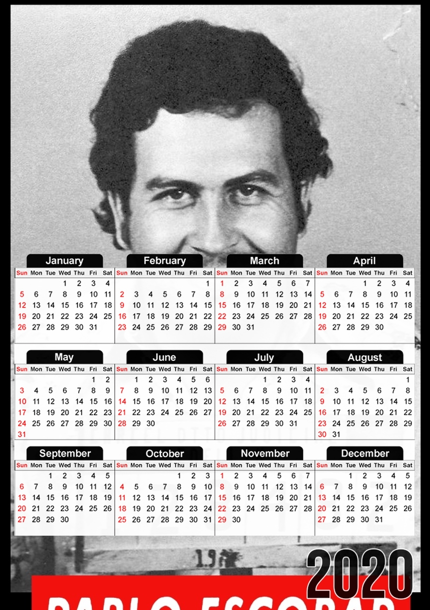 Calendrier Pablo Escobar