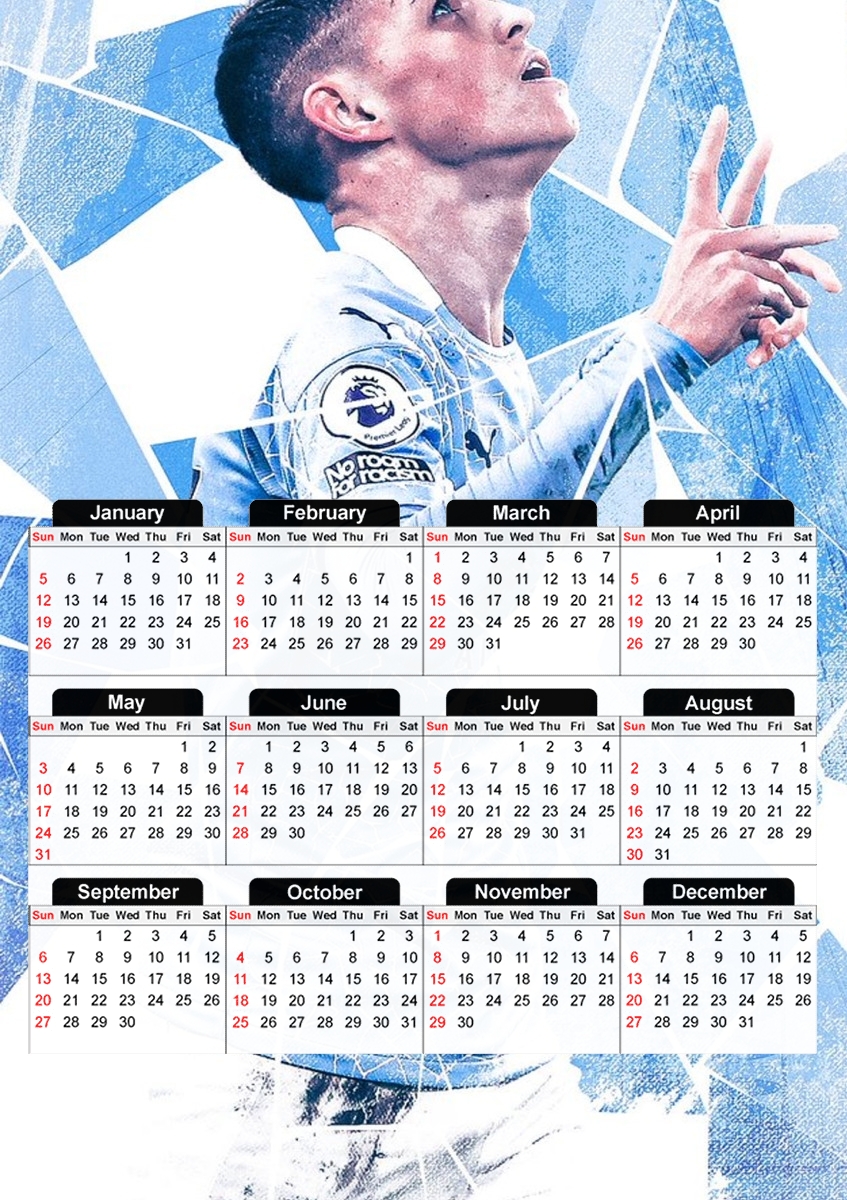 Calendrier Phil Foden