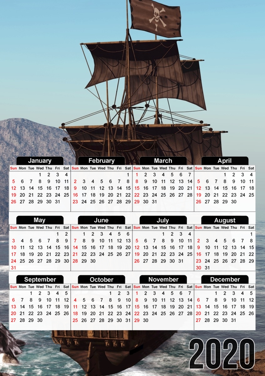 Calendrier Bateau Pirate