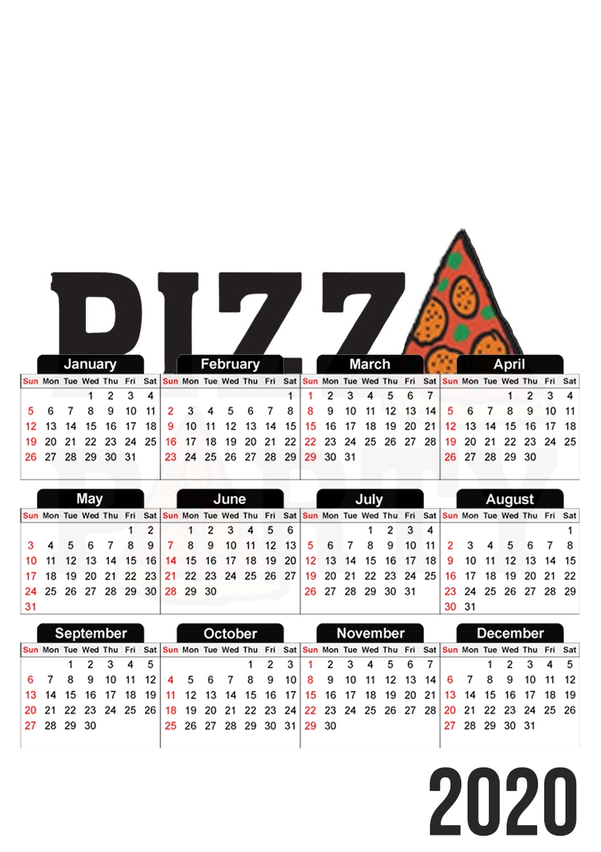 Calendrier Pizza Party