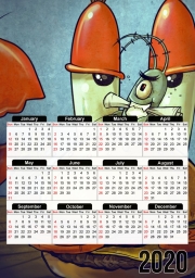 calendrier-photo Plankton burger