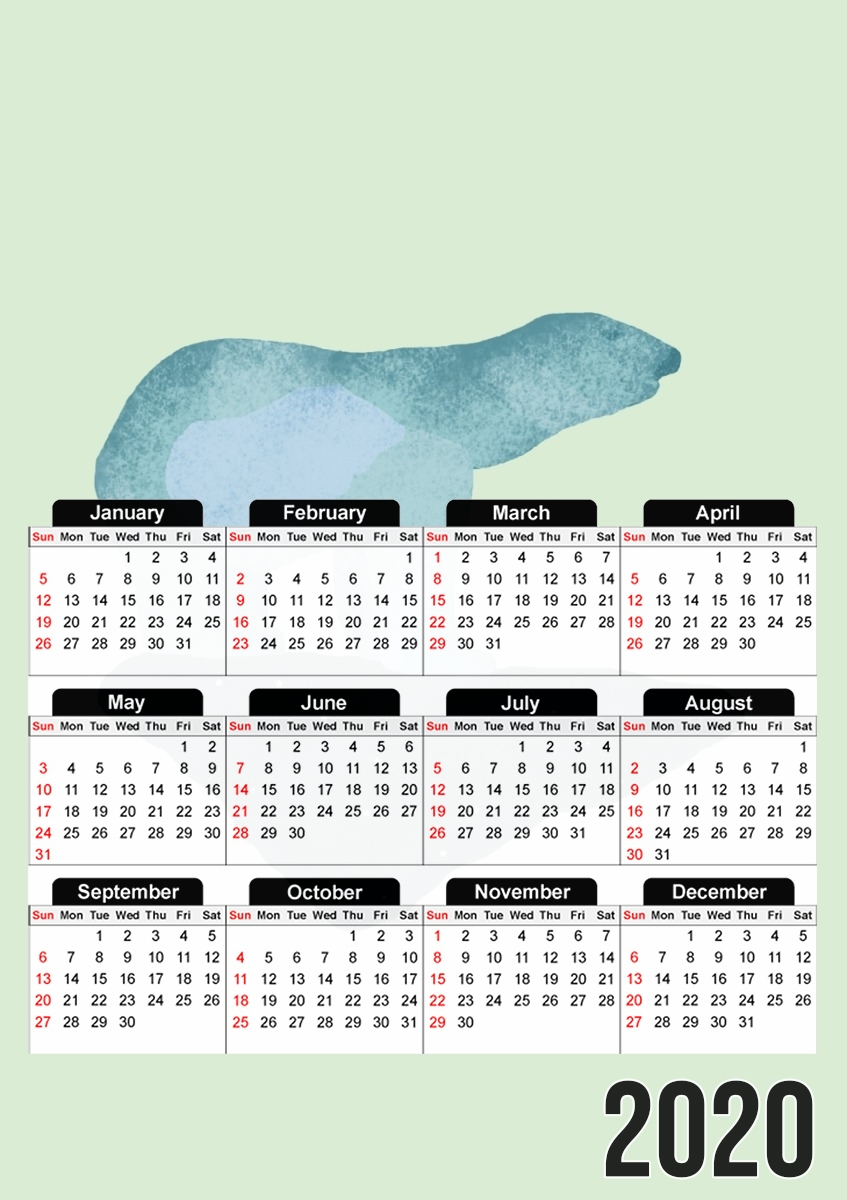 Calendrier Ours Polaire
