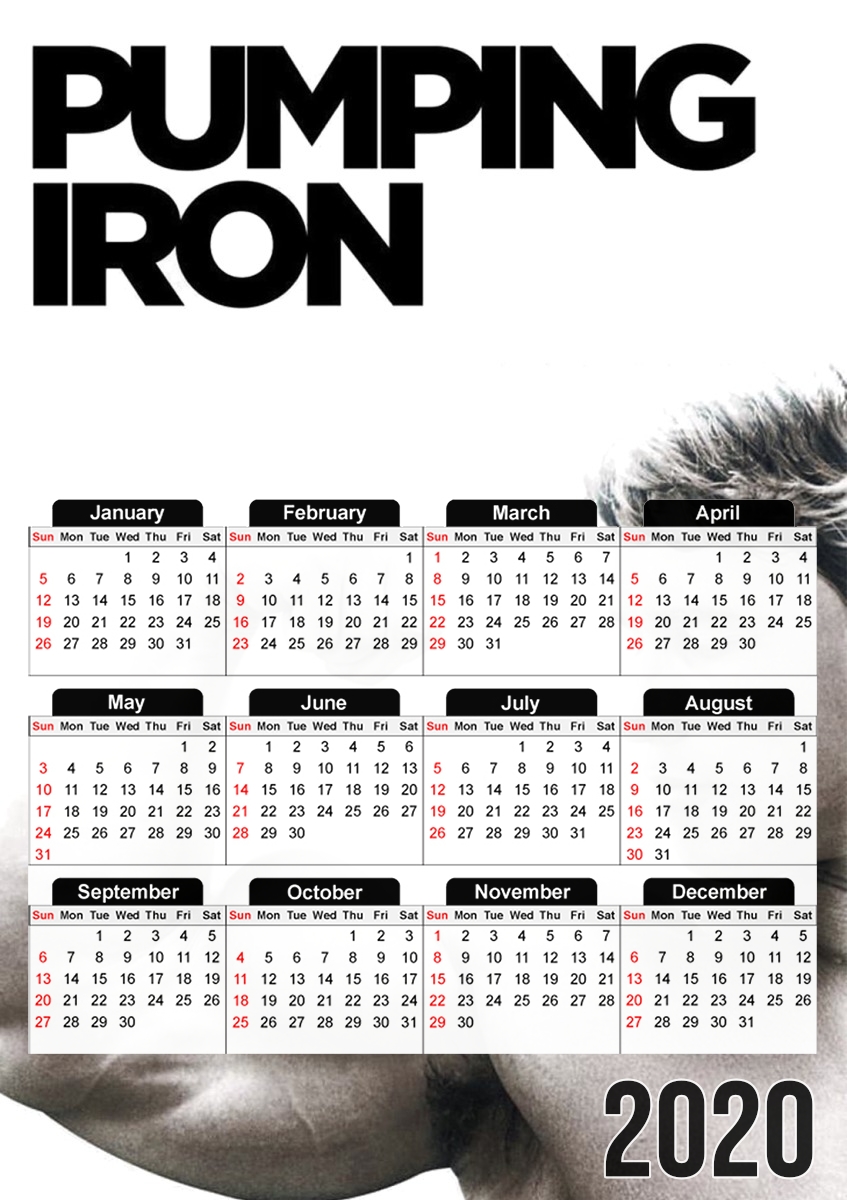 Calendrier Pumping Iron