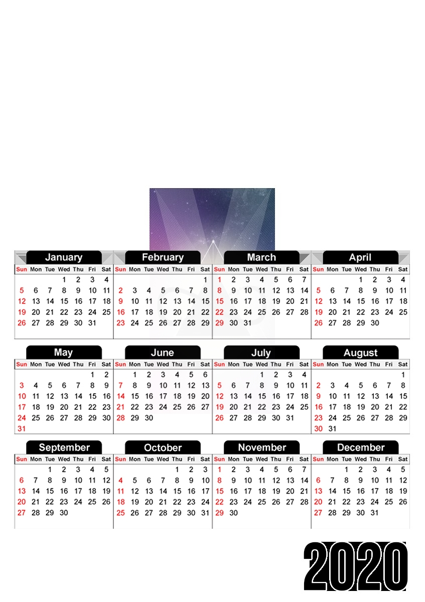 Calendrier Pyramide Infinity - Triangle