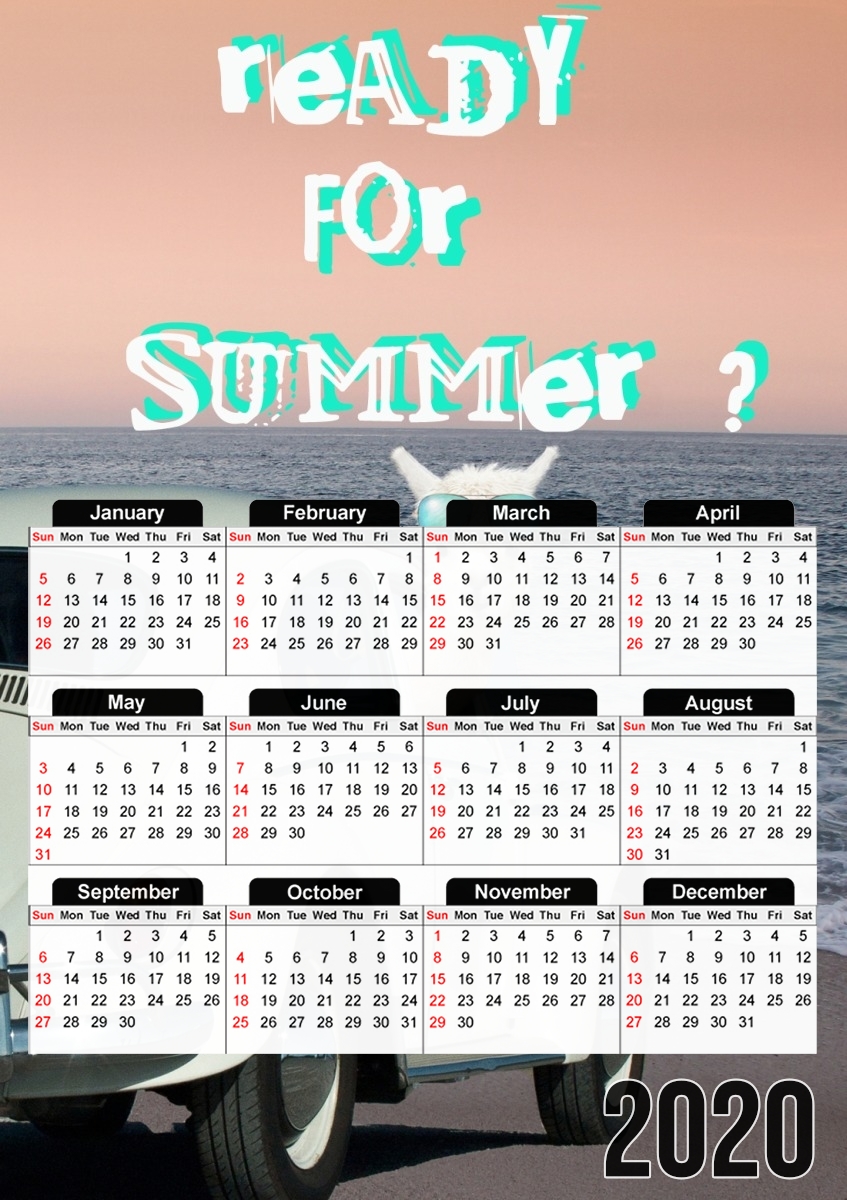 Calendrier READY FOR SUMMER ?