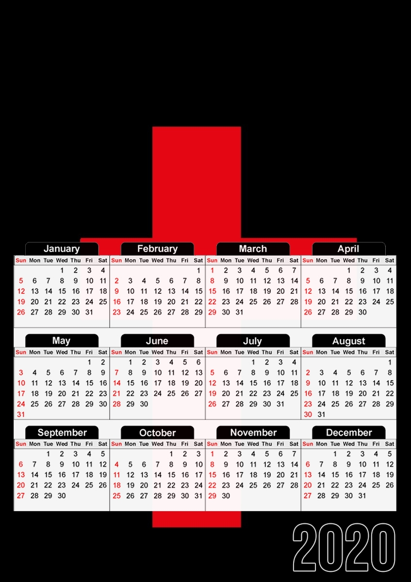 Calendrier Red Cross Peace
