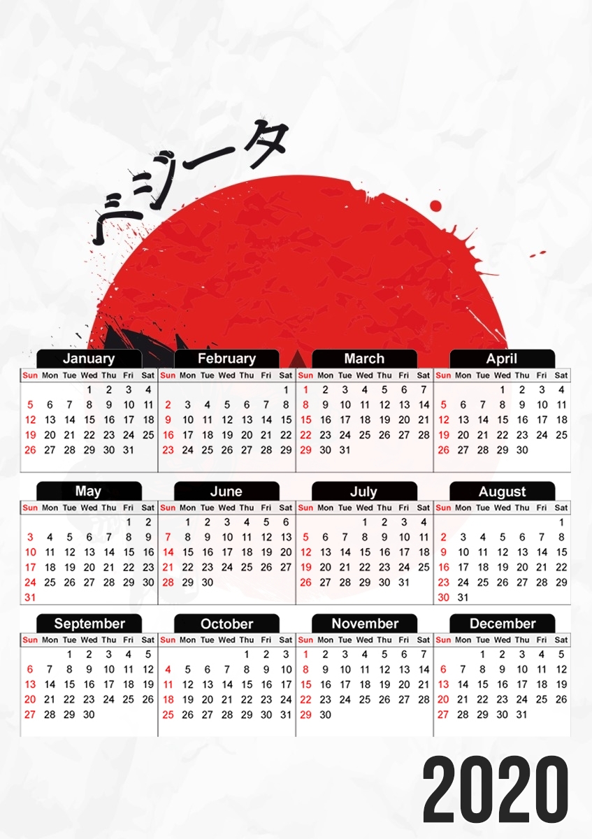 Calendrier Red Sun The Prince