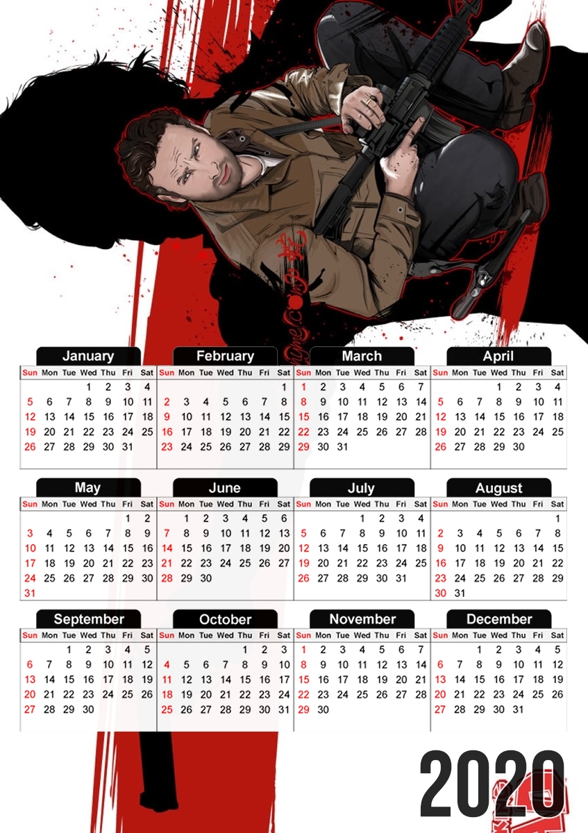 Calendrier Rick Grimes from TWD