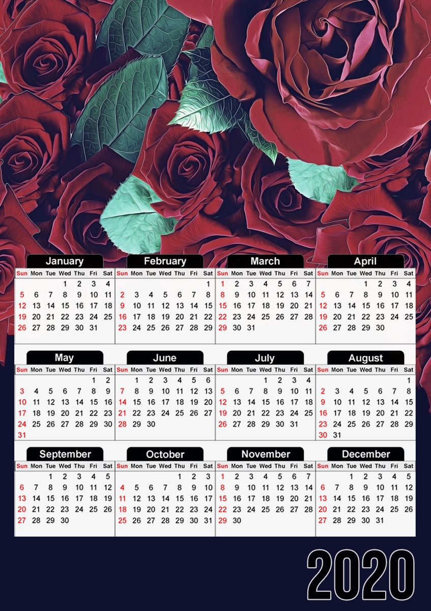 Calendrier Roses
