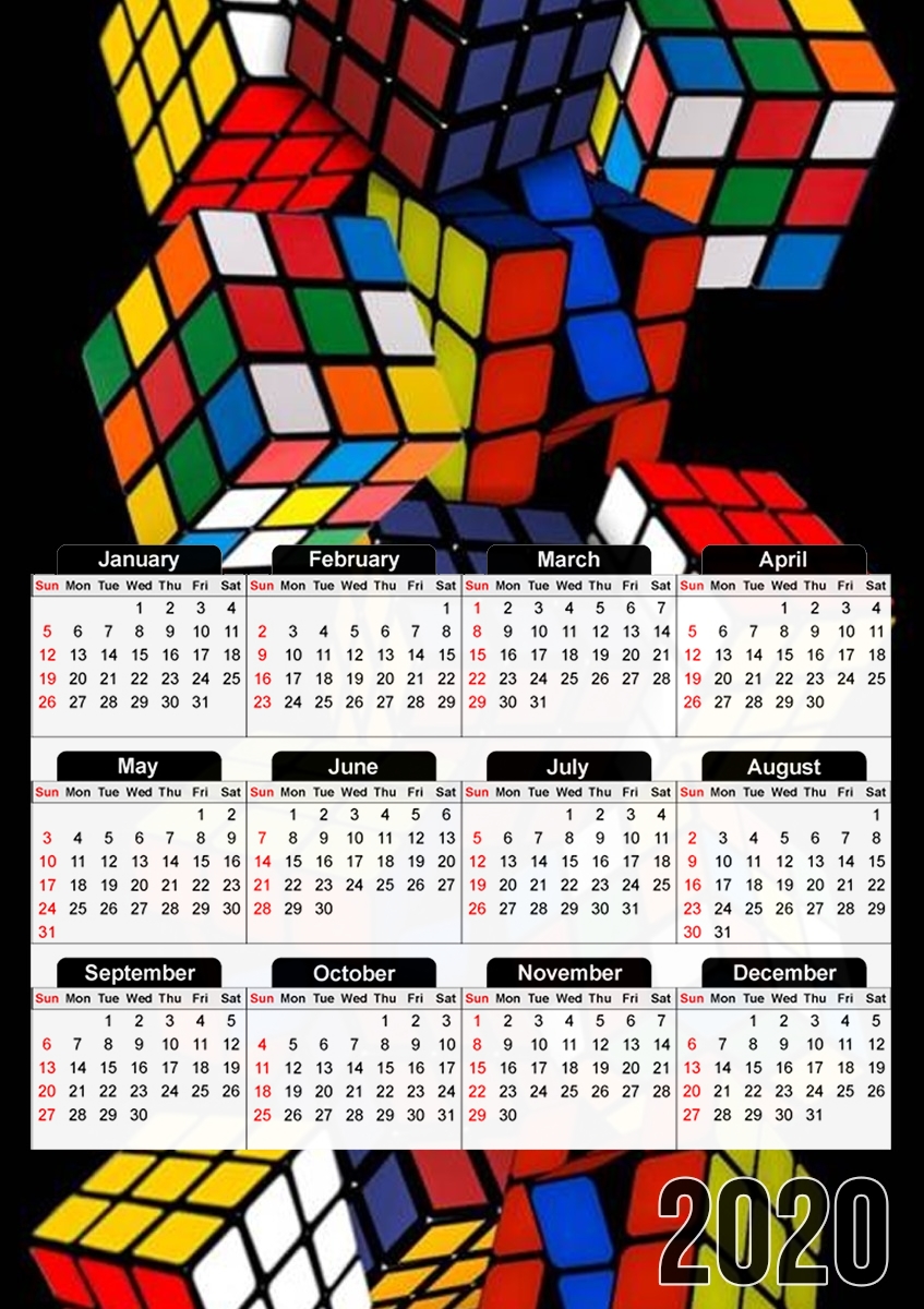 Calendrier Rubiks Cube