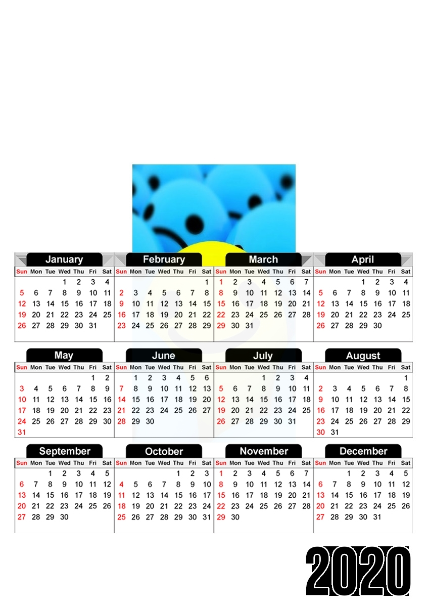 Calendrier Smiley Smile or Not