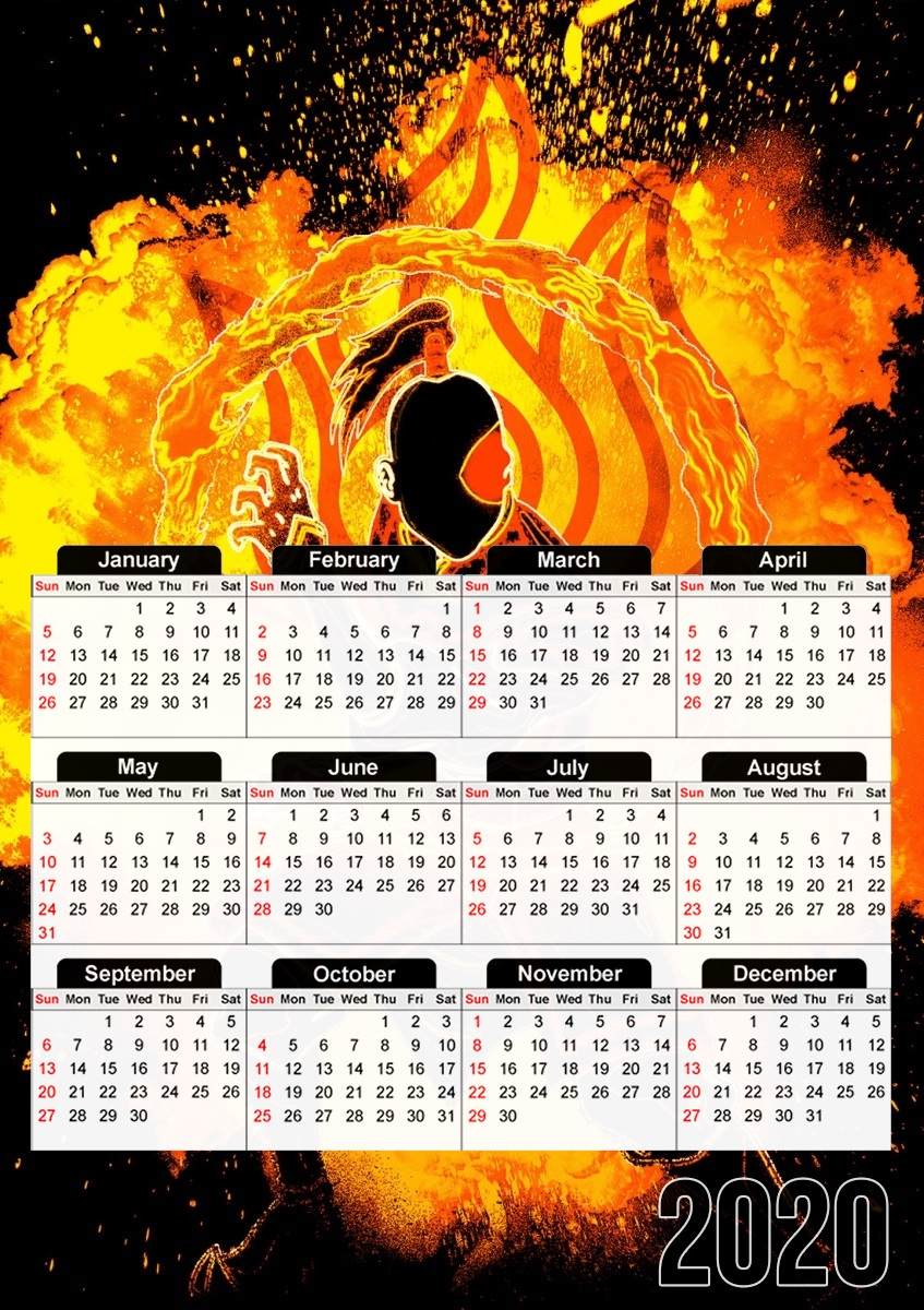 Calendrier Soul of the Firebender