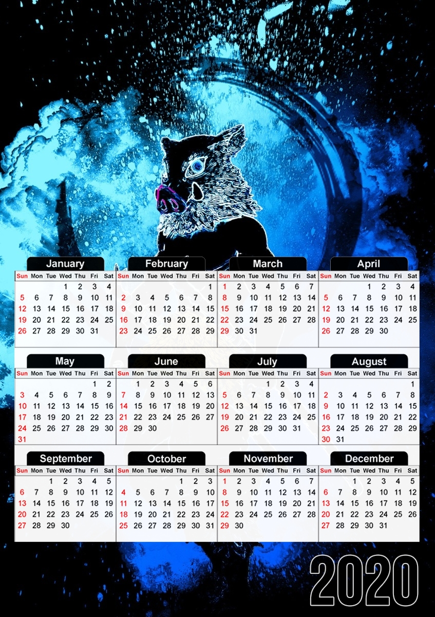 Calendrier Soul of the Masked Hunter