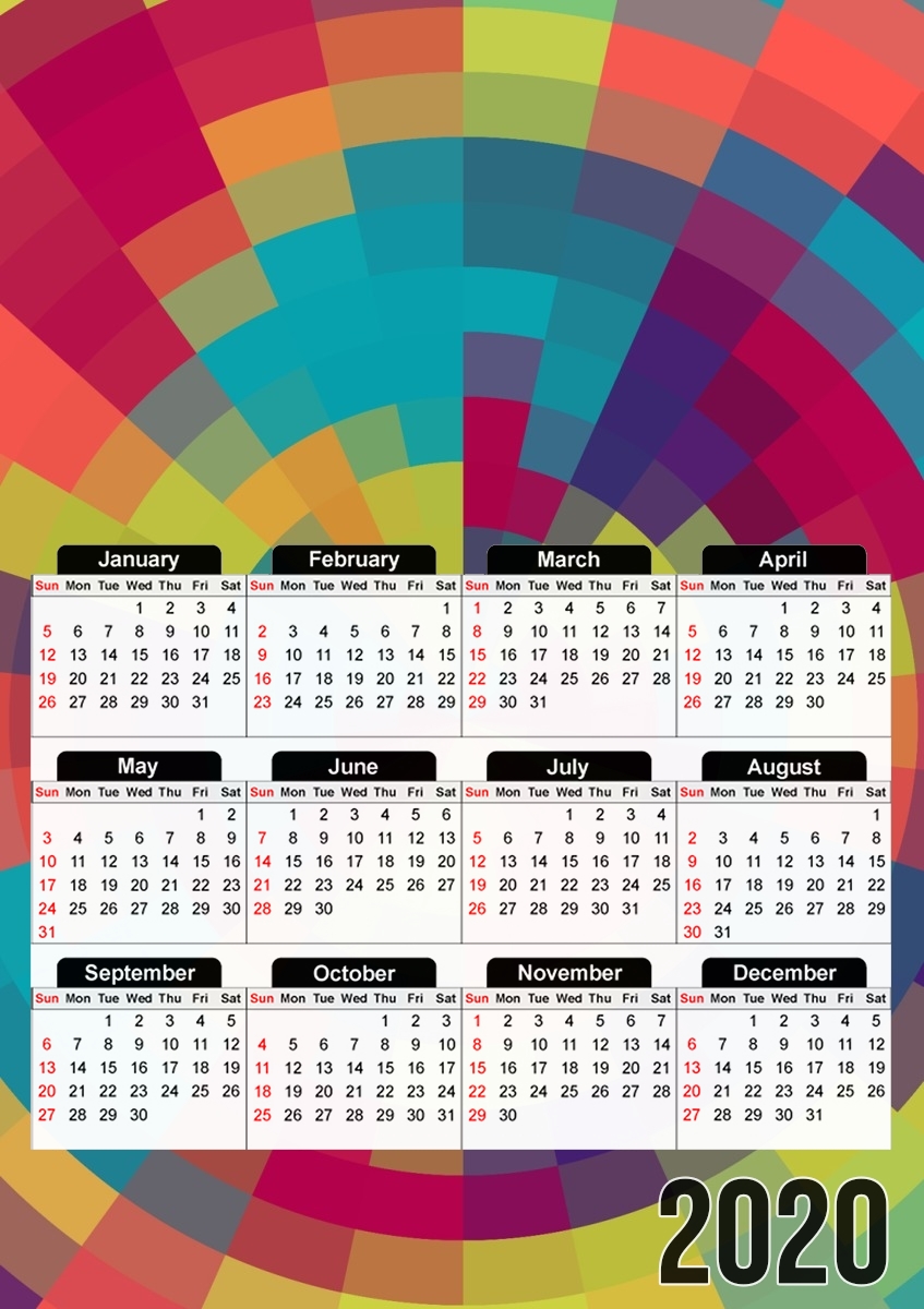 Calendrier Spiral of colors
