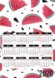 calendrier-photo Summer pattern with watermelon