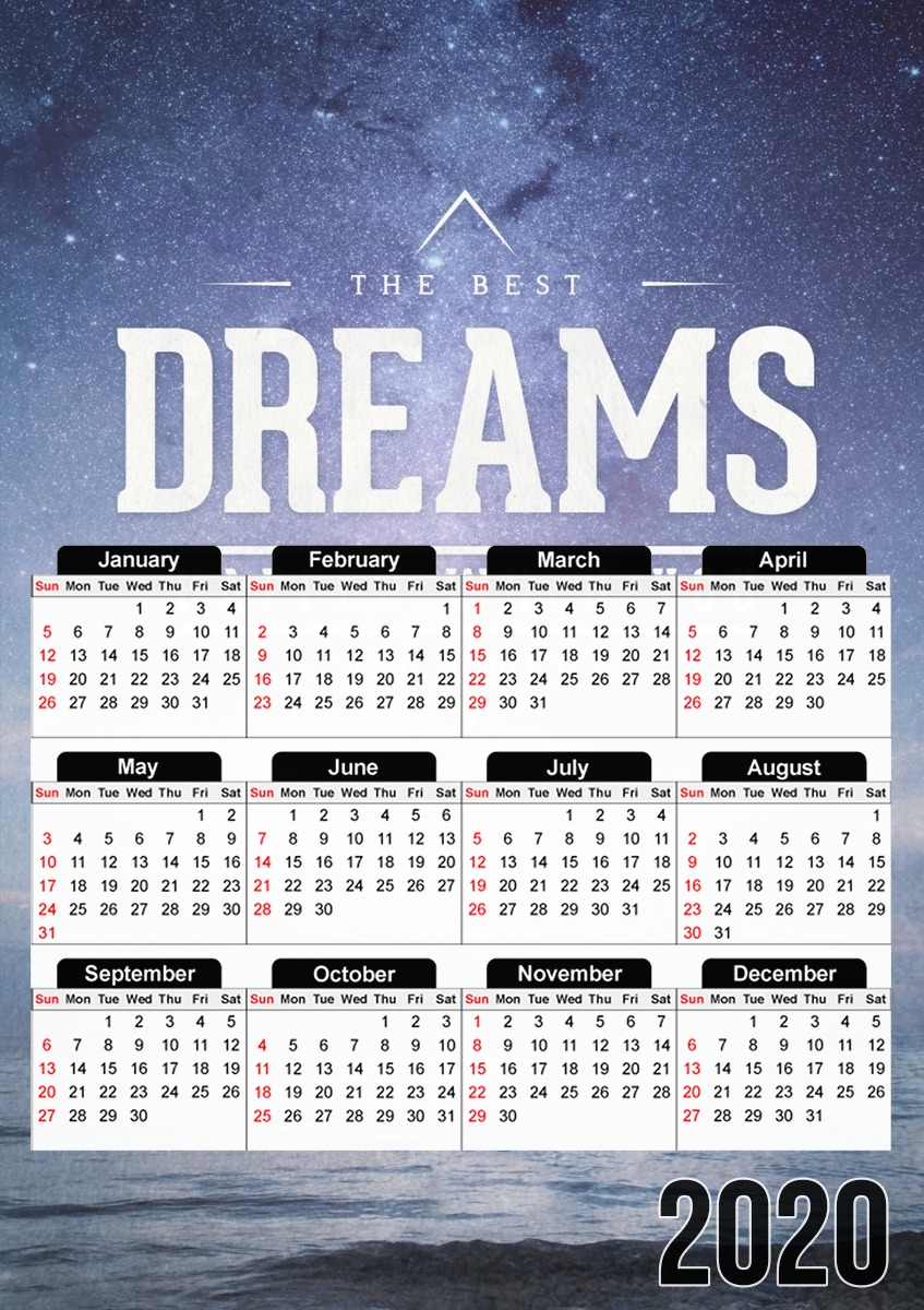 Calendrier The best DREAMS