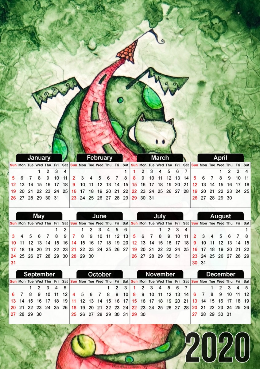 Calendrier The Dragon and The Tower