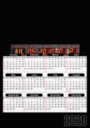 calendrier-photo Time Machine Retour vers le futur cadran