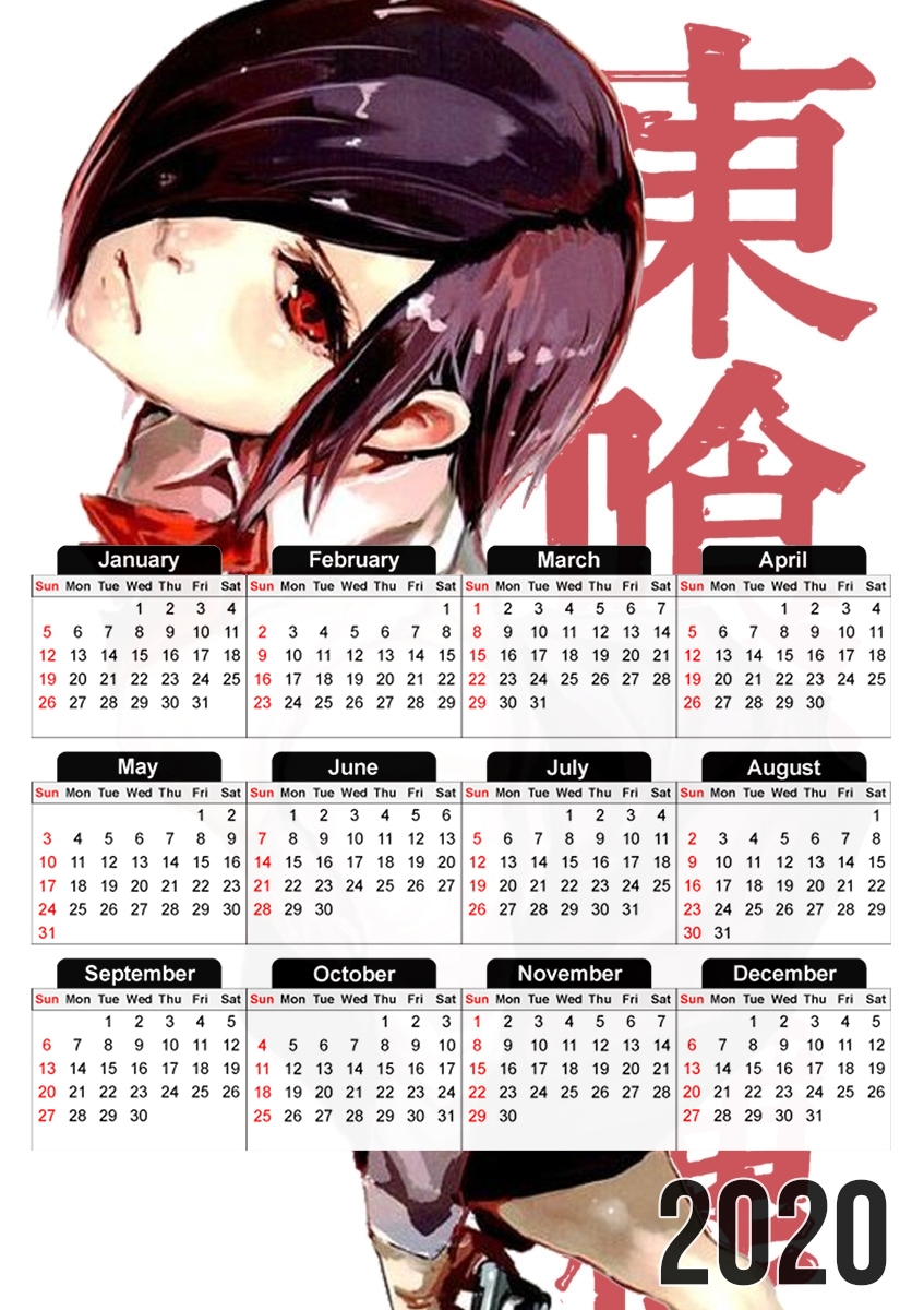 Calendrier Touka ghoul