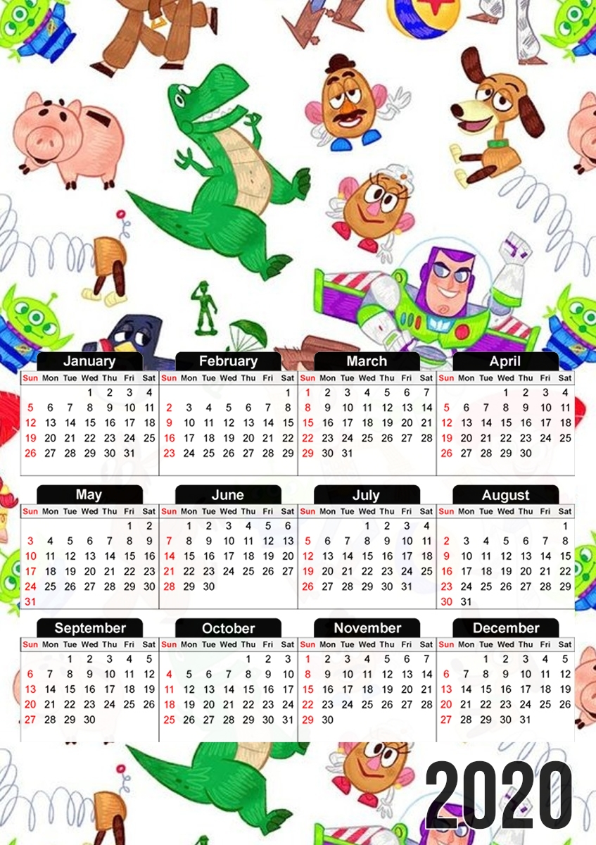 Calendrier Toy Story