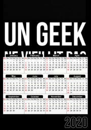 calendrier-photo Un Geek ne vieillit pas il level up