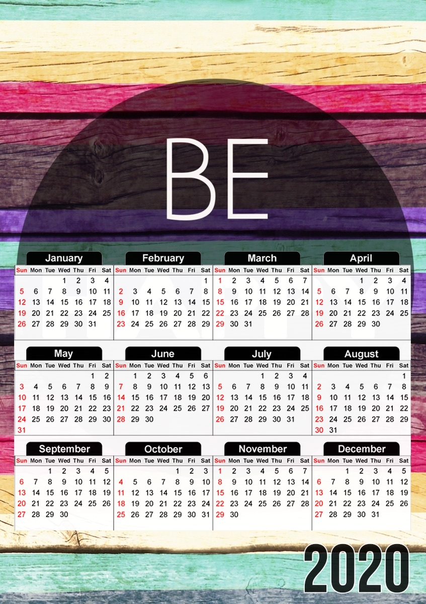 Calendrier Be Happy