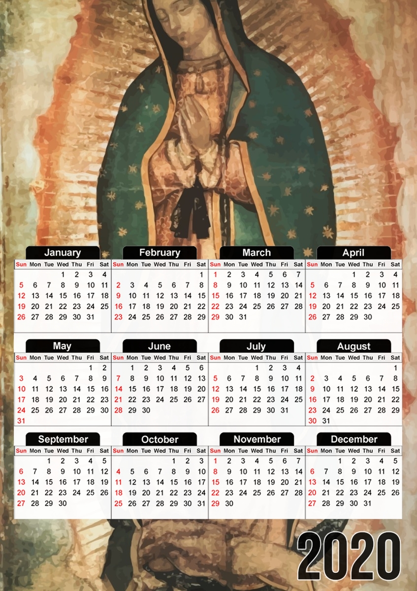 Calendrier Virgen Guadalupe