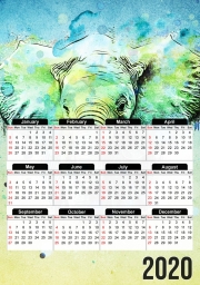 calendrier-photo watercolor elephant