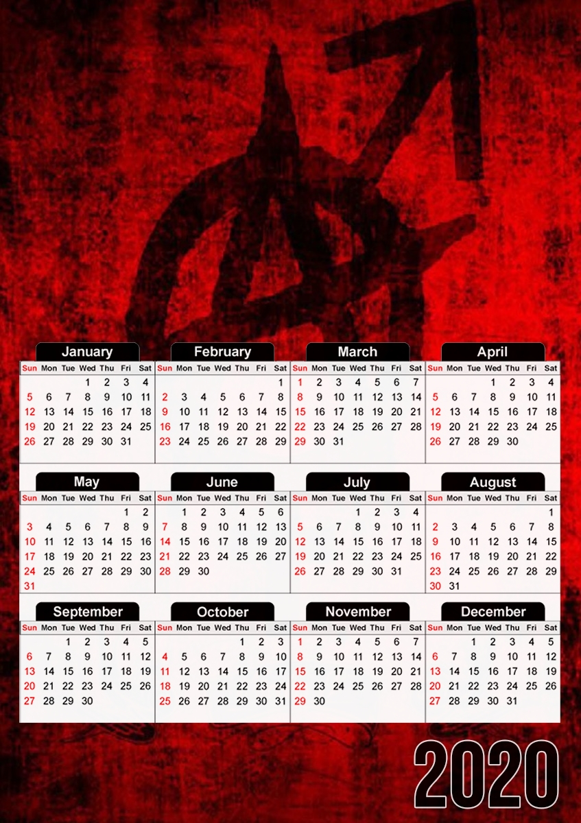 Calendrier We are Anarchy