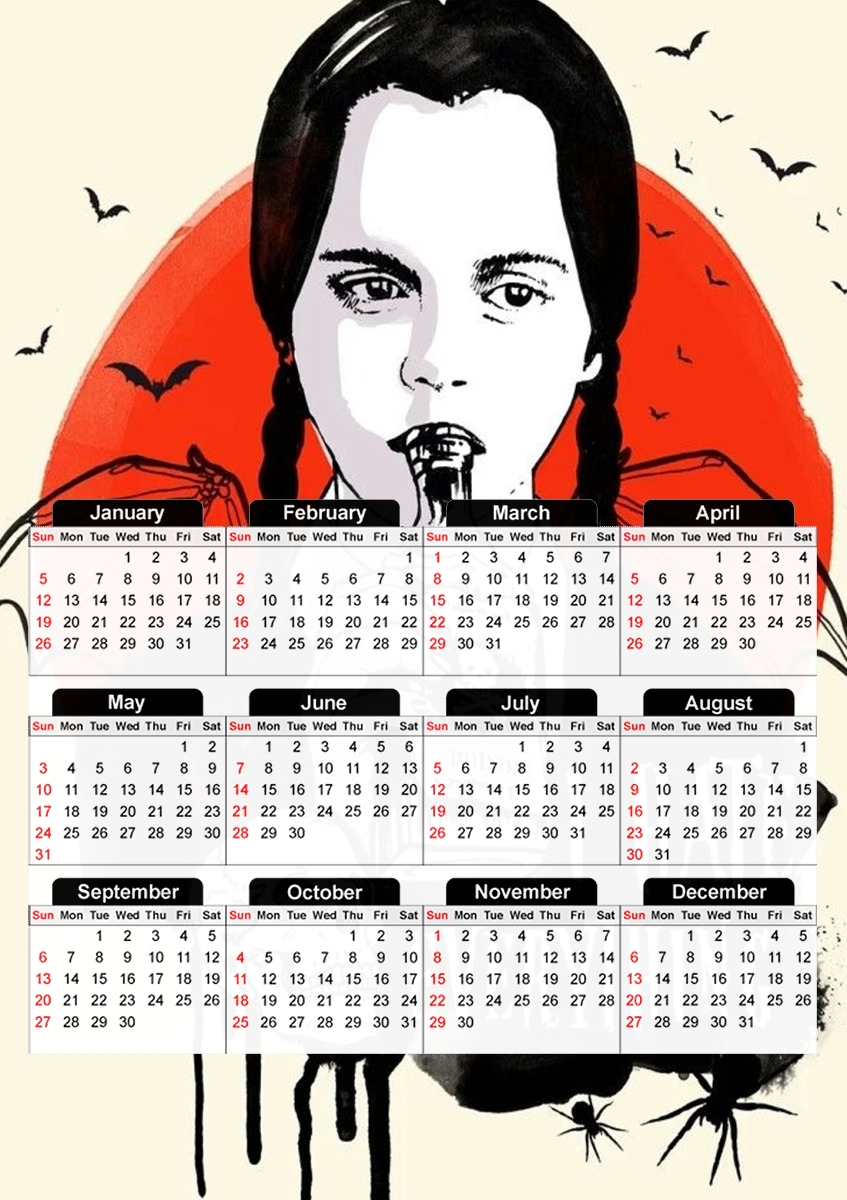 Calendrier Mercredi Addams have everything